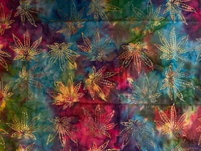 Patchworkstoff von Hoffman, Batik, Rest, ca. 27 x 110 cm, 100% Baumwolle, neu