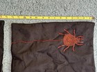 🦇Halloween Placemats Lot X2 Black with Orange Spider + Black Bat Table Runner — photo 6