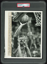 1987-88 Michael Jordan Scoring Over Ron Harper PSA Type I Photo 1 ONE-OF-A-KIND