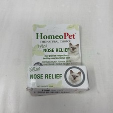 HomeoPet Feline Nose Relief Drops 15 mL Cat Supplement