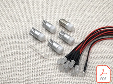 Pioneer SX-850 SX-950 replacement LED bulb lamp light kit  PDF Instruction