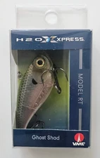 H2O Xpress Model RT Lipless Crankbait 5/8 oz, 2-1/2" Color Is Ghost Shad New 