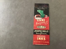 Matchbook Cover - Kelco Printing Inks St Louis MO