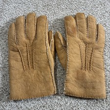 COACH Lamb Shearling Leather Men  s Gloves Size L