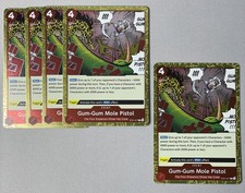 One Piece - ST21-017 Gum-Gum Mole Pistol - Starter EX: Gear 5 Foil NM - (1) Card