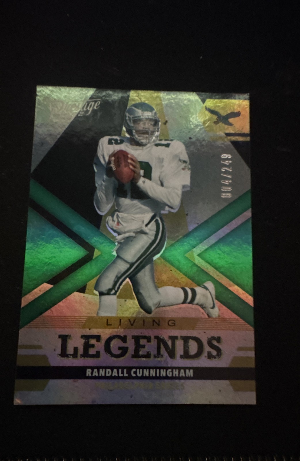2022 Panini Prestige - Living Legends Randall Cunningham #LL-11 Green /249