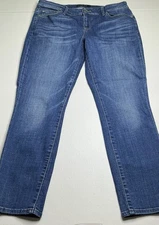 Lucky Brand Jeans Womens 10/30 Blue Sweet Straight Mid Rise Dark Wash Denim