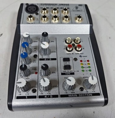Behringer Eurorack UB502 Mixer - Ungetestet, Zur Reparatur Oder Ersatzteile