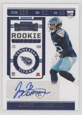 2019 Panini Contenders Rookie Ticket Jayon Brown #141 Auto 8x7