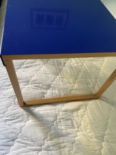 Blue Habitat "Kilo" Table by Elling Ekornes & Trine Haddal Hovet  Oak & Steel
