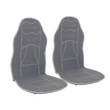 Protector de asiento de coche funda de cojín alfombrilla gris para VW gris 2 piezas