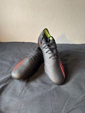 Image of ADIDAS Mens Black & Red X Speedportal 1 FG Football Boots UK 7 NEW Ref 1104
