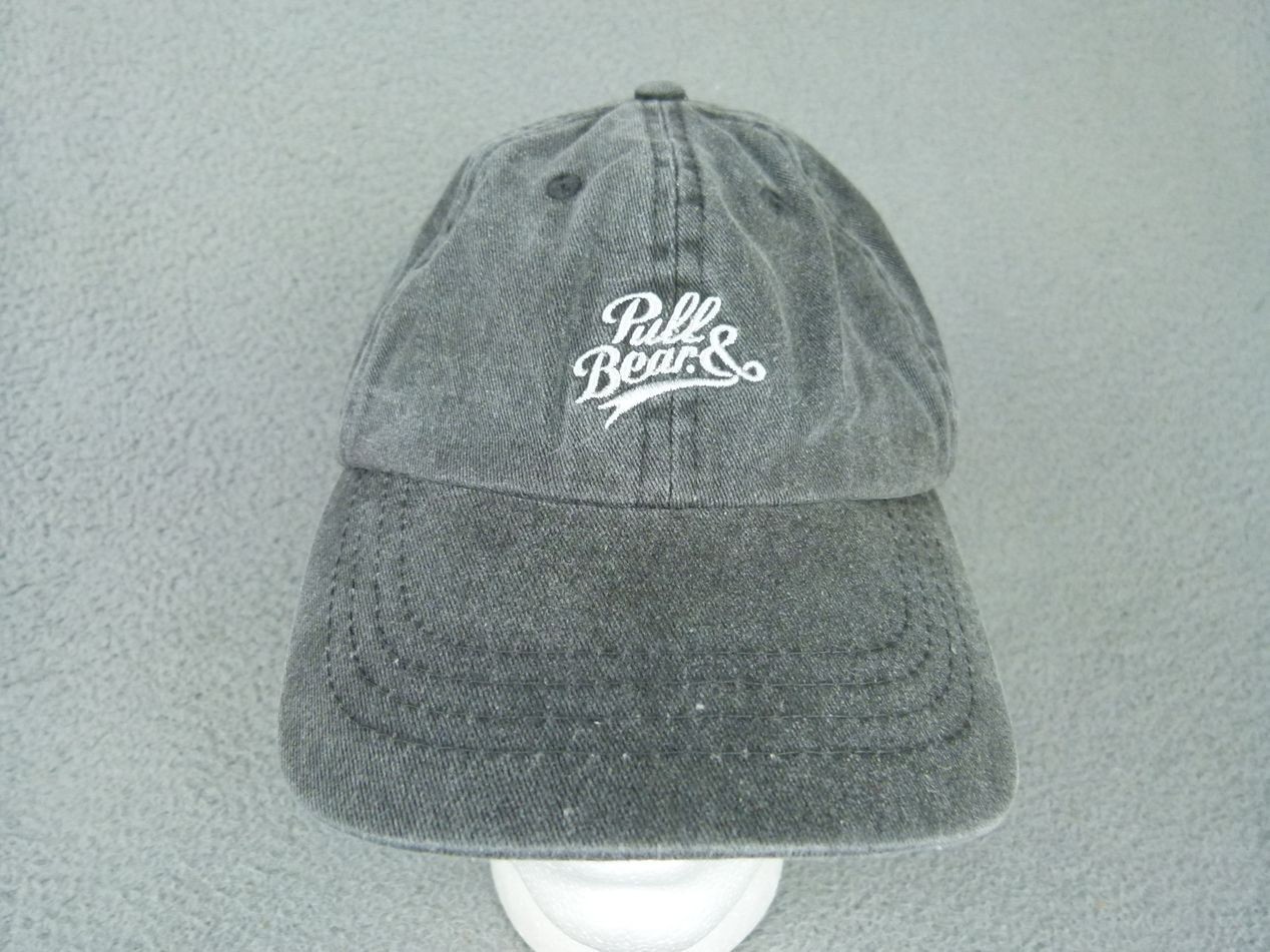 Pull&Bear Gray Adjustable Strapback Logo Hat Size… - image 1