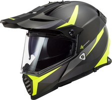 CASCO LS2 MX436 PIONEER EVO DA MOTO ENDURO MOTARD CROSS  MATT HI VIS YELLOW-XS