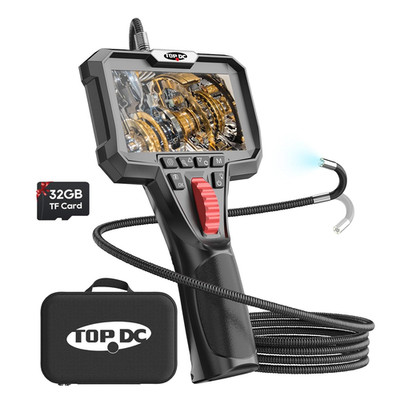 Articulating Borescope Camera, 1920P HD Inspection Scope for Mechanics, 6.5Ft