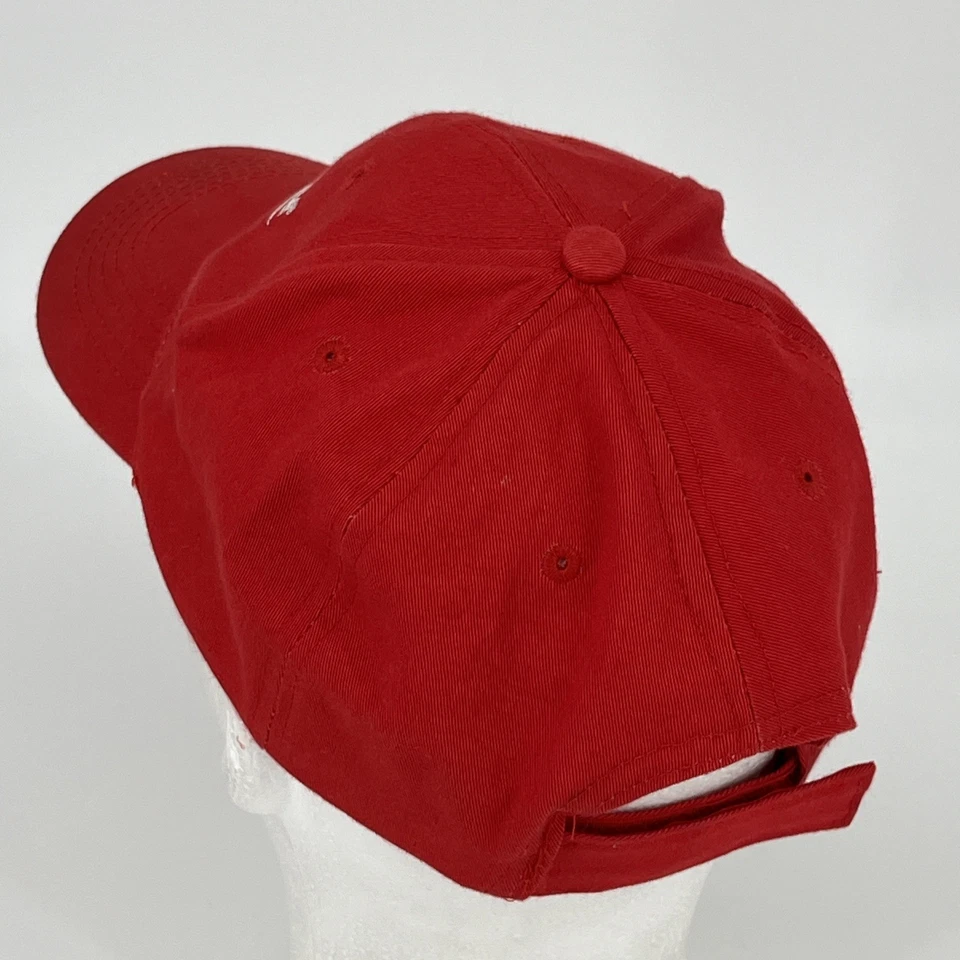 Gorra de béisbol Milwaukee Tools - roja con correa trasera vintage en muy buen estado Foto 3 de 4