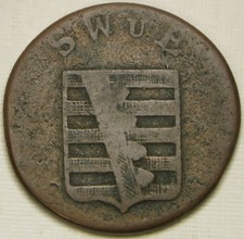 SAXE WEIMAR EISENACH (German Grand Duchy) 3 Pfennig 1807 - Copper - 1973 *