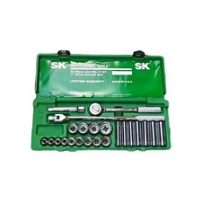 SK Professional Tools USA 1/2 Drive 23pc SAE Socket Wrench Set 4123