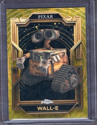 2025 Topps Pixar Gold WALL-E Gilded Kaleidoscope Etch Refractor #45