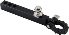 Metal Trailer Tow Hook for 1/10 RC Crawler Traxxas TRX4 TRX-6 Axial Black