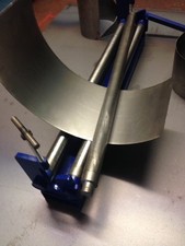 SHEET METAL ROLLER MANUAL ROLLING MACHINE TOP SLIP ROLL BENDING  L 650mm x 2.5mm