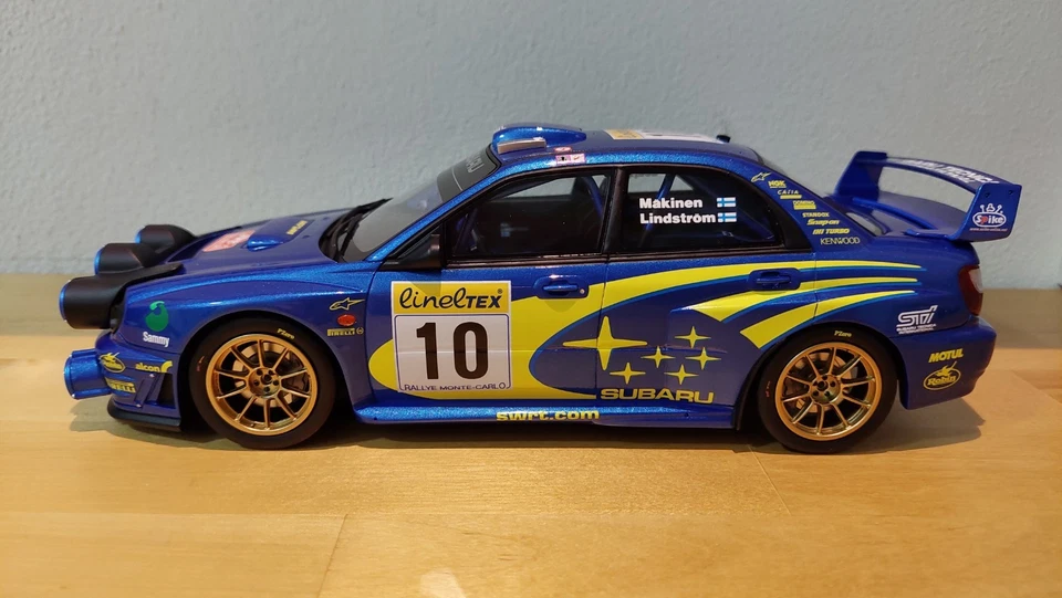 Subaru Impreza WRC Makinen-Lindstrom Monte Carlo 2002 Ottomobile OT784 1:18 - Immagine 3 di 4