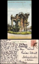Postcard Buenos Aires Gruta de la Plaza Const...