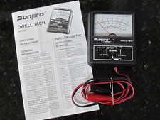 Sunpro CP7603 Dwell Tach Diagnostic Meter by Actron. Clean & Good Working Order!