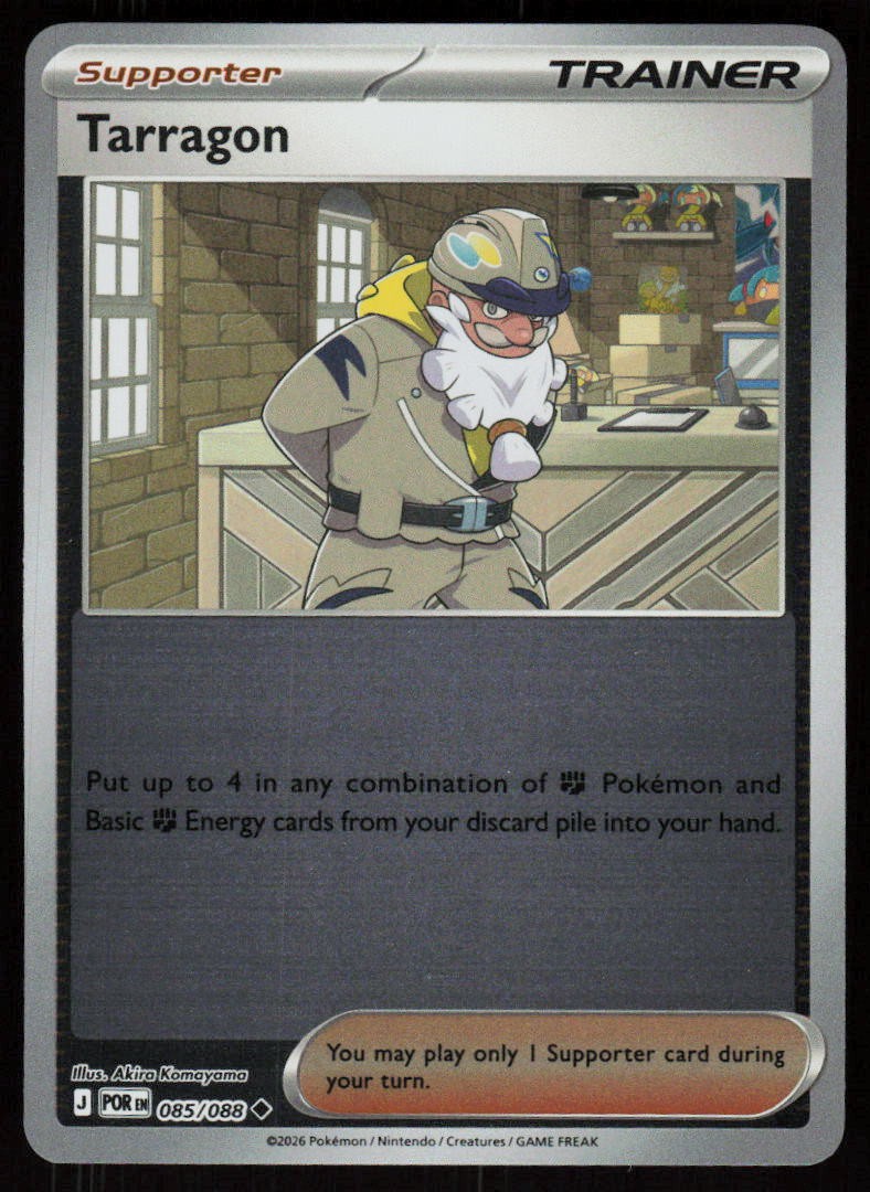 Tarragon 085/088 Uncommon Perfect Order Pokemon Reverse Holo Near Mint