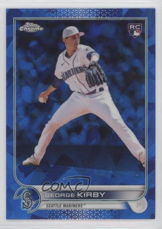 2022 Topps Chrome Update Sapphire Edition George Kirby #US207 01v6