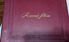 VINTAGE DECCA 10" 78 RPM STORAGE ALBUM - 10 78 RPM RECORDS INCLUDED see pics 
