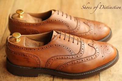 Joseph Cheaney hellbraune Leder Brogue Oxford Schuhe Herren UK 10 F US 11 EU 44