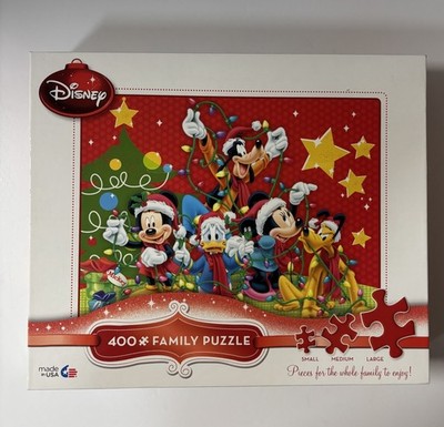Ceaco Disney A Family Puzzle 400-Piece Small Med Large Pieces Christmas New
