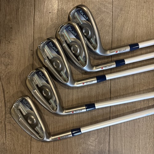 PING G LE Womens Irons 7-W, U & S ULT230 Lite Ladies Graphite Red Dot LH
