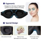 Pop 3D Sleeping Eye Mask for Men Women Soft Pad Blindfold Cover Travel Sleep USA