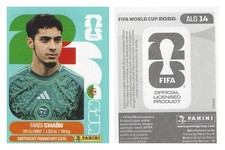2026 Panini FIFA World Cup ALG14 Farès Chaïbi Algeria Sticker, LATAM