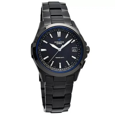 Casio Oceanus OCW-S100B-1AJF Black Titanium Radio Solar Men Watch Japan New Box