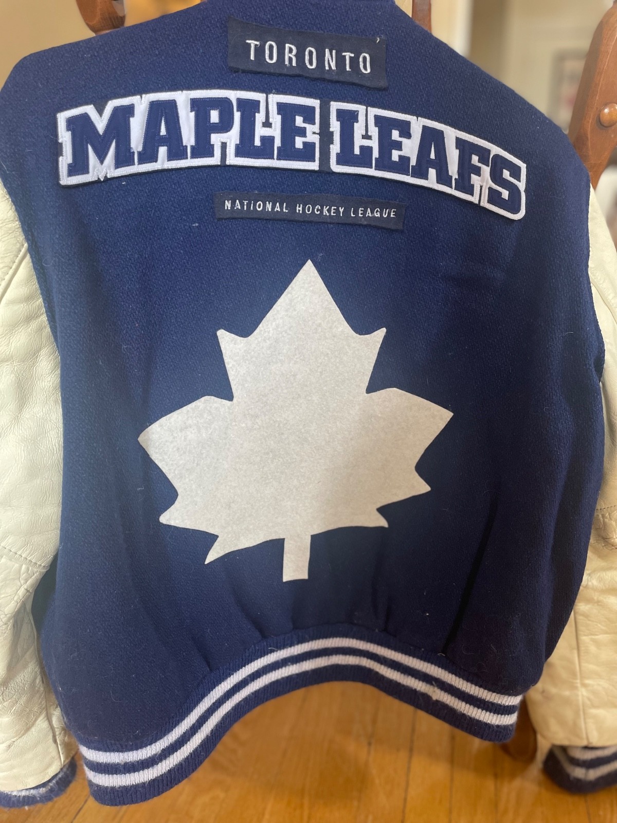 Custom Toronto Maple Leafs Varsity Jacket - image 2
