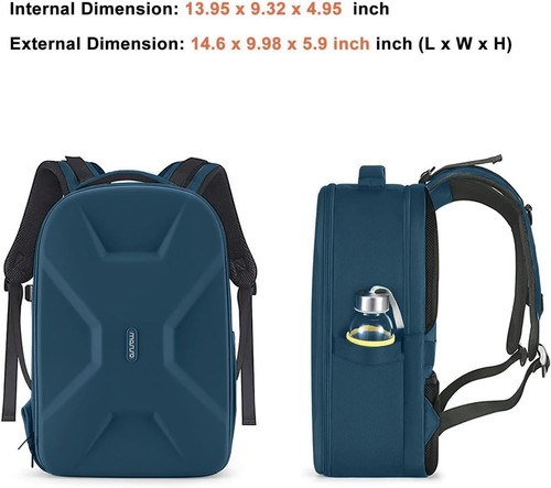 Full Open Hardshell Camera Bag for DSLR & Mirrorless with Custom Inserts, Teal - Picture 9 of 9