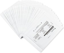 Bonsaii Paper Shredder Lubricant Sheets, 24-Pack 8.4 x 5.9 24 PACK, White