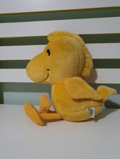 JUGUETE DE PELUCHE WOODSTOCK SNOOPY AMARILLO PÁJARO PLAYGRO SONAJEROS 22 CM NO INC PATAS