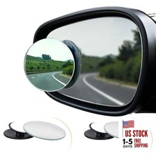 Blind Spot Mirror, 2-Pack Round 360  Adjustable Convex Side Mirrors, Universal