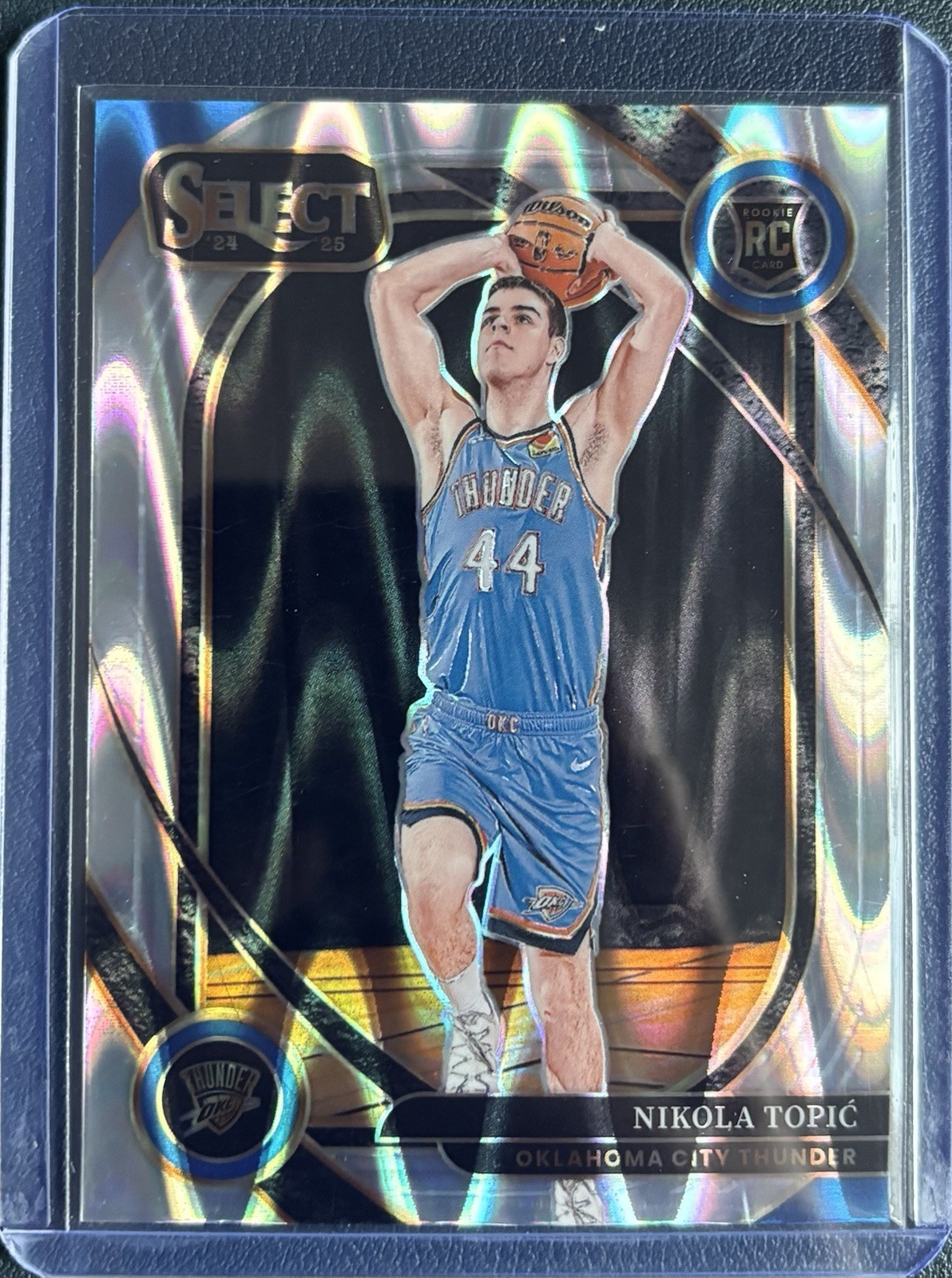 2024-25 Panini Select - Courtside Nikola Topic #286 Tectonic Prizm (RC)