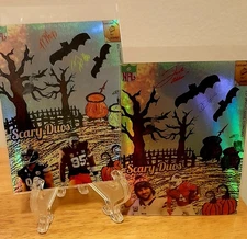 2025  Myles Garrett TJ Watt Josh Allen James Cook Scary Duos HOLO/12 RARE SSP 