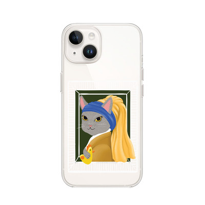 iPhone 13 Mini Hülle, Transparent, Silikon Flexi, Kätzchen und Huhn
