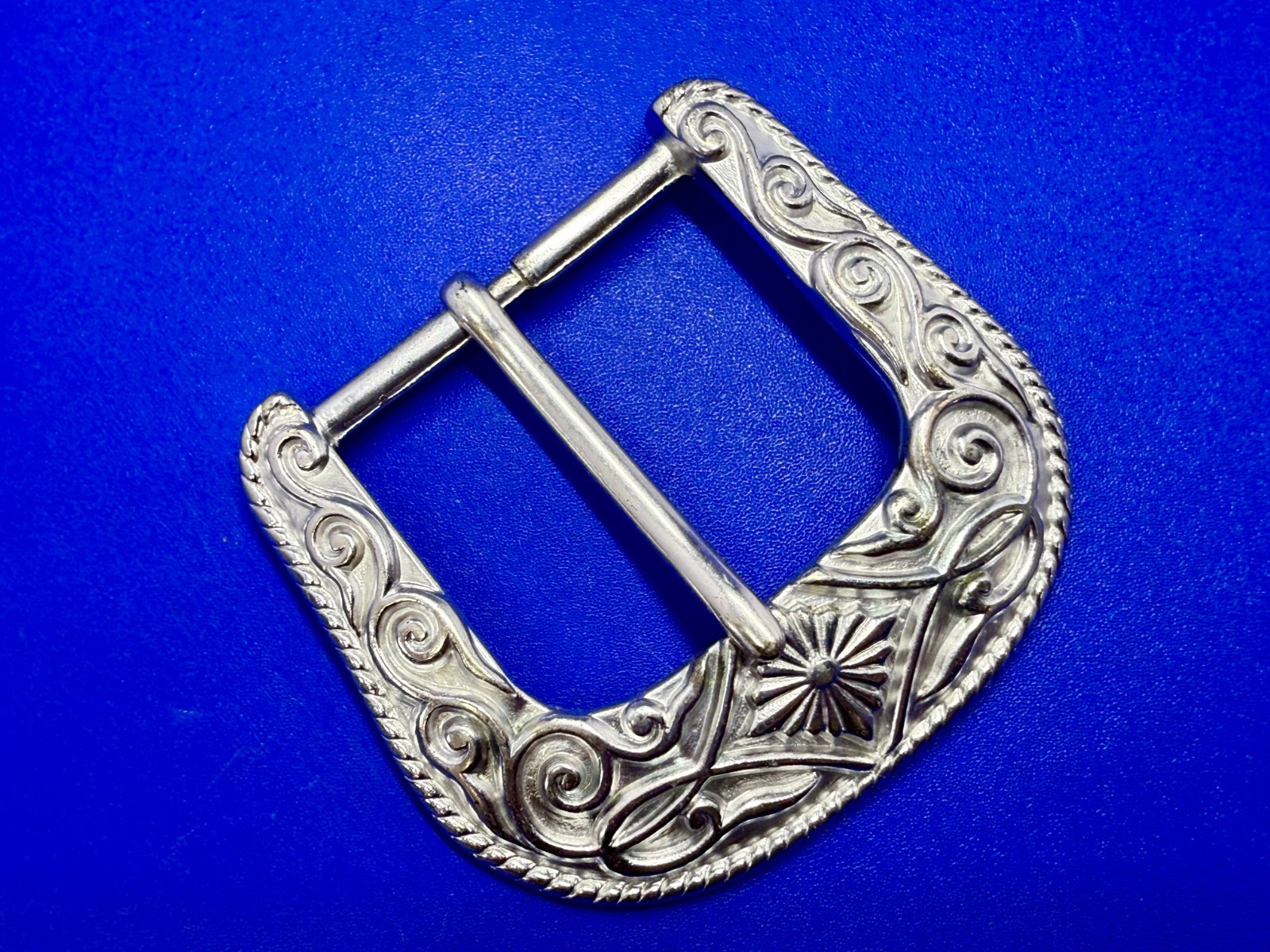 Ranger Style Vintage 1995 NOS Diamond Pattern Replacement B.A.S. Belt Buckle