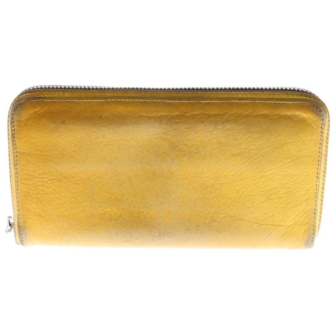 Chrome Hearts Rec F Zip Gold Semi-Cross Patch Leather Dagger Round Zipper Used 4 thumbnail 2