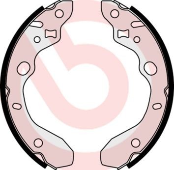 Brembo S 49 518 Bremsbackensatz Hinten FüR Mazda-image