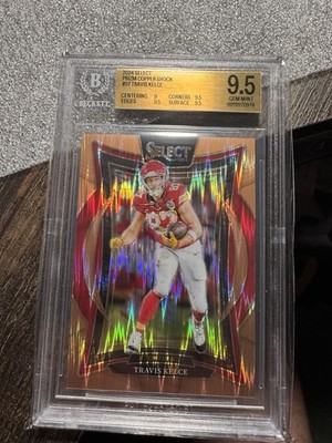 2024 Panini Select - Concourse Travis Kelce #97 Copper Shock Prizm /299