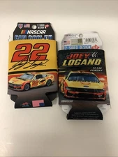 JOEY LOGANO #22 PENNZOIL WINCRAFT  NASCAR 12OZ CAN COOLER NEW! Two Sided 1 Unit